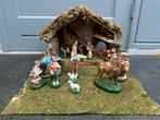 Kerststal, grondplaat en figuren, Diversen, Kerst, Ophalen of Verzenden, Zo goed als nieuw