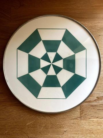 art deco porseleinen dienblad, serveerschaal beschikbaar voor biedingen