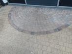 Gratis af te halen 18 m2  kobbelstones incl cirkel, Tuin en Terras, Tegels en Klinkers, Ophalen, Beton, Klinkers