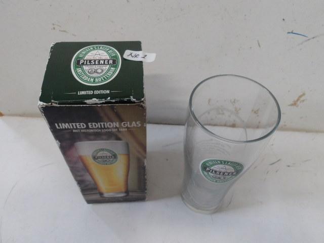 Heineken glas (nr.1) Limited Edition, Verzamelen, Biermerken, Nieuw, Glas of Glazen, Heineken, Ophalen of Verzenden