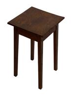 Vintage Plantentafeltje Bijzettafeltje Eikenhouten, Minder dan 55 cm, Gebruikt, Vintage, Rechthoekig