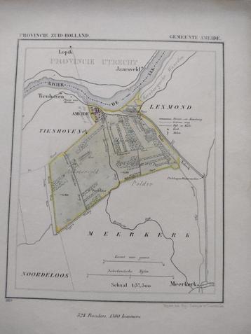 08 Ameide Litho Kuyper 1867 beschikbaar voor biedingen