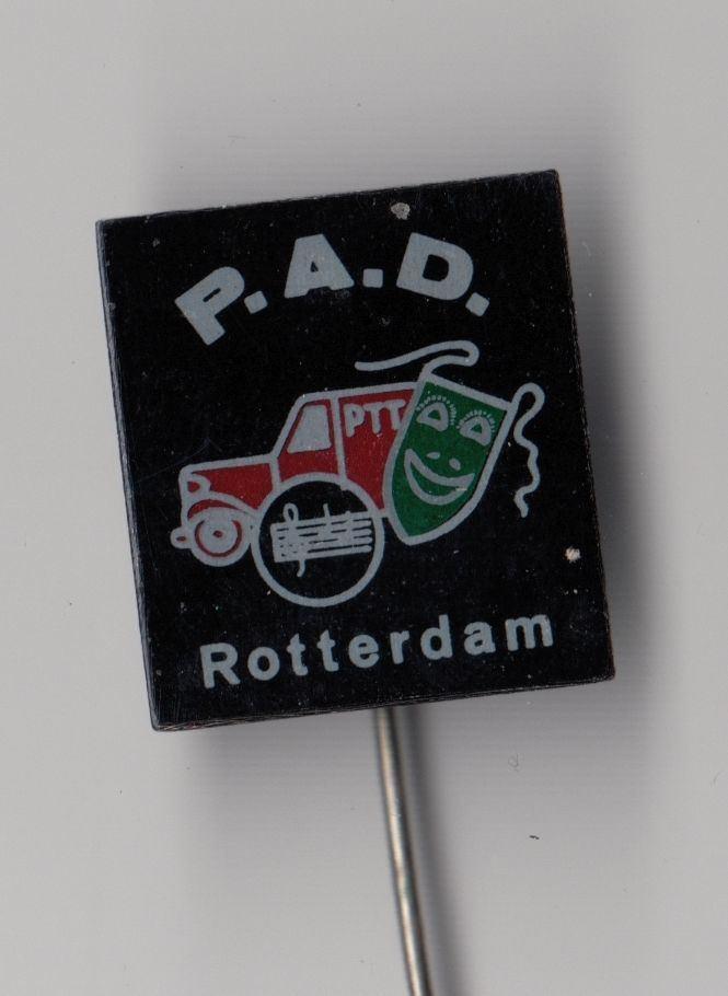 PTT Pad Rotterdam speldje, Verzamelen, Speldjes, Pins en Buttons, Gebruikt, Speldje of Pin, Overige onderwerpen, Ophalen of Verzenden