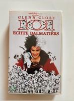 101 ECHTE DALMATIËRS (VHS), Alle leeftijden, Ophalen of Verzenden, Zo goed als nieuw
