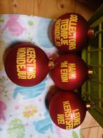4 snollebollekes kerstballen, Ophalen, Zo goed als nieuw