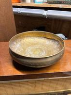 Handgemaakte koperen / messing schaal – vintage, Ophalen of Verzenden, Koper