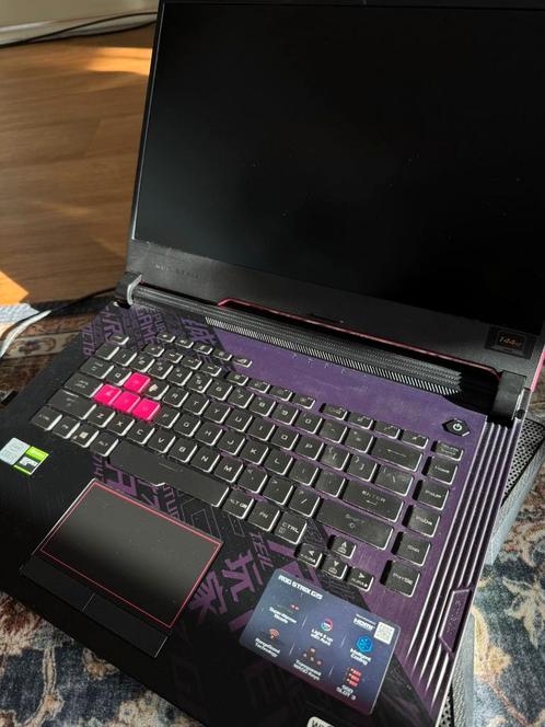 ASUS ROG StrixG512LI Electro punk, Computers en Software, Windows Laptops, Zo goed als nieuw, 15 inch, SSD, 4 Ghz of meer, 8 GB