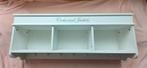 Witte kapstok met vakken voor mandjes oid, Huis en Inrichting, Woonaccessoires | Kapstokken, Gebruikt, Minder dan 100 cm, Hout