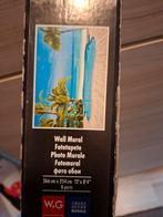 Fotobehang - Strand met Palmbomen, Ophalen of Verzenden, Minder dan 10 m², Groen, Tropisch