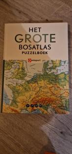 Puzzelboek Grote Bosatlas. Leuk als cadeau (nieuwstaat), Ophalen, Bosatlas, 2000 tot heden, Zo goed als nieuw