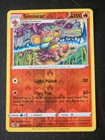 Pokémon kaart - Fusion Strike - Simisear 38/264 reverse, Ophalen of Verzenden, Nieuw, Losse kaart, Foil