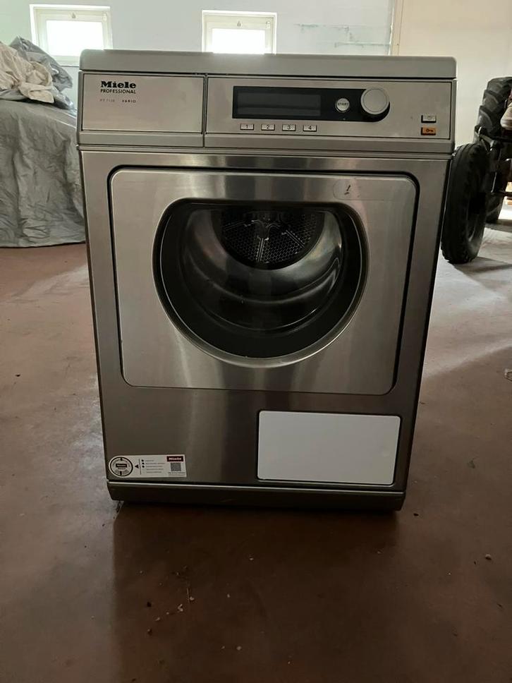 Miele Professionele Droger - Krachtstroom, Witgoed en Apparatuur, Wasmachines, Gebruikt, Voorlader, 8 tot 10 kg, 85 tot 90 cm