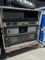 ✅Versterkerrack compleet 2 weg Crest / Citronic Pro, Audio, Tv en Foto, Versterkers en Receivers, Overige merken, Gebruikt, Info@verbuntaudio.nl