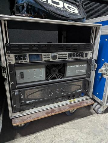 ✅Versterkerrack compleet 2 weg Crest / Citronic Pro  beschikbaar voor biedingen