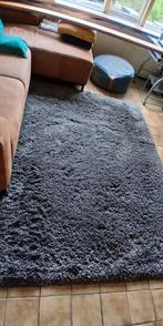 Hoogpolig Antraciet Vloerkleed/ sjiek Tapijt 170 / 260, Ophalen, Sjiek, 150 tot 200 cm, 200 cm of meer