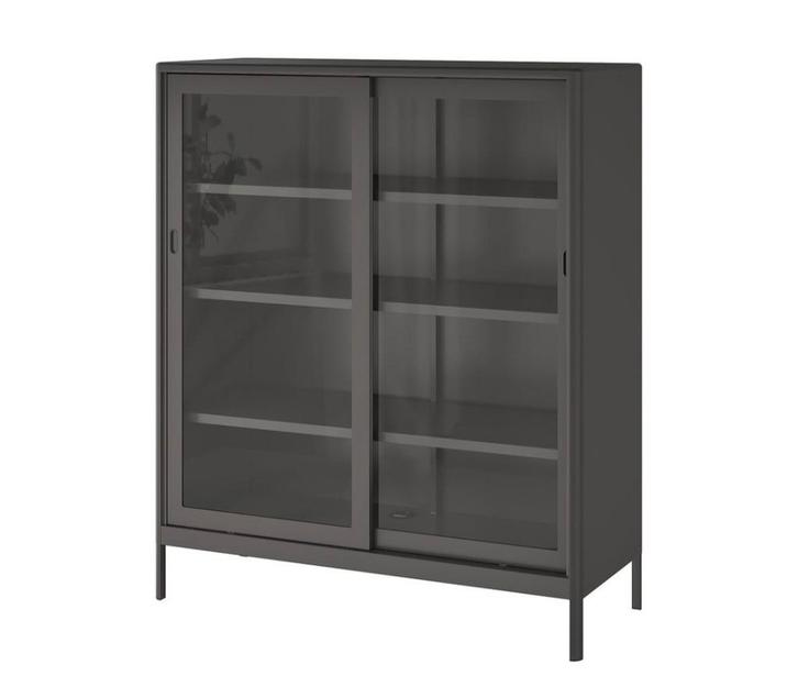IKEA IDASEN Kast met Glazen Deuren, Huis en Inrichting, Kasten | Vitrinekasten, Minder dan 100 cm, 25 tot 50 cm, Ophalen