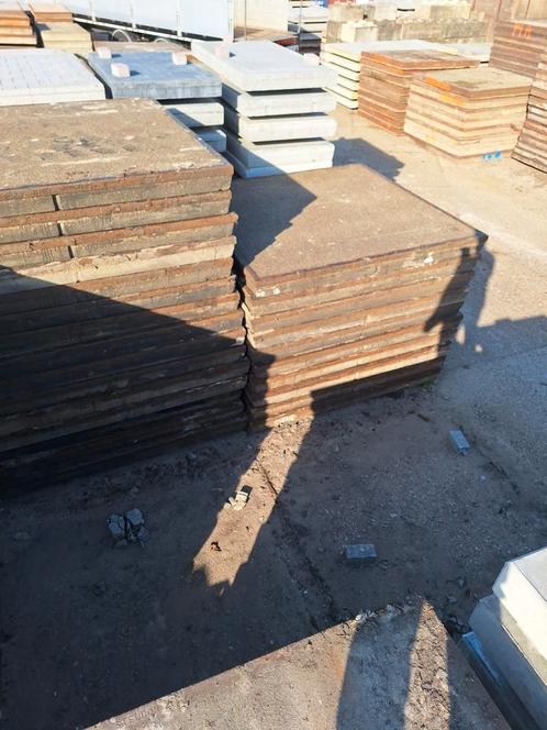 Gebruikte stelconplaten 200x200,  12cm.  Gratis bezorging., Tuin en Terras, Tegels en Klinkers, Gebruikt, Overige typen, Overige materialen