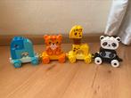 Duplo, dierentrein (panda tijger giraf), set 10955 compleet, Ophalen of Verzenden, Gebruikt, Complete set, Duplo