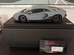 Grijze Lamborghini Aventador Modelauto 1/18, Hobby en Vrije tijd, Modelauto's | 1:18, Auto, Zo goed als nieuw, Ophalen, Overige merken