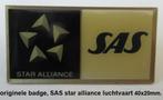 ouder speldje (pin) van de SAS Star Aliance, 4x2 cm., Ophalen of Verzenden, Zo goed als nieuw, Patch, Badge of Embleem