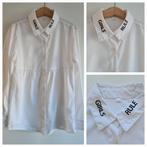 Mooi wit apart blousje met opdruk Girls Rules Mt 134-140, Kinderen en Baby's, Kinderkleding | Maat 134, Zeeman, Meisje, Overhemd of Blouse