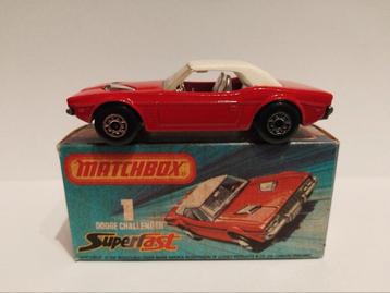 Matchbox 1975 Superfadt #1 Dodge Challenger  3INCH beschikbaar voor biedingen