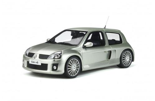 OttoMobile 1/18 Renault Clio V6 Ph.2 grijs 2003 OT842, Hobby en Vrije tijd, Modelauto's | 1:18, Zo goed als nieuw, Auto, OttOMobile