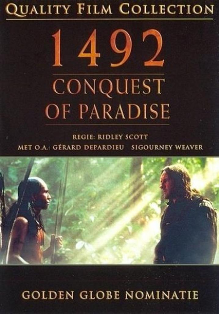 1492 conquest of paradise - Ridley Scott - Quality film coll, Cd's en Dvd's, Dvd's | Avontuur, Zo goed als nieuw, Vanaf 16 jaar