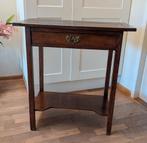 wandtafel hout met lade en plank, Huis en Inrichting, Tafels | Sidetables, Ophalen, Gebruikt, 50 tot 100 cm, 25 tot 50 cm