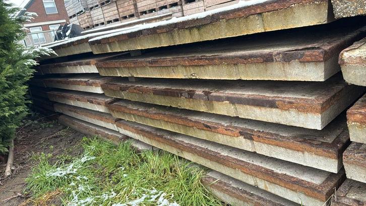 Stelconplaten/betonplaten., Tuin en Terras, Overige Tuin en Terras, Gebruikt, Ophalen