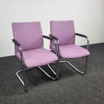 Lila Vergaderstoel Slede (Set van 2), Ophalen, Gebruikt, Zwart