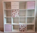 Kallax kast met bureau, Huis en Inrichting, Kasten | Boekenkasten, Ophalen, 100 tot 150 cm, 100 tot 150 cm, Zo goed als nieuw