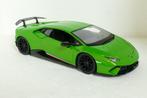 Lamborghini Huracan Performante groen 1/18 Nieuw, Zo goed als nieuw, Auto, Maisto, Verzenden