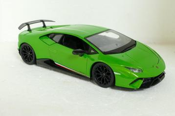 Lamborghini Huracan Performante groen 1/18 Nieuw 
