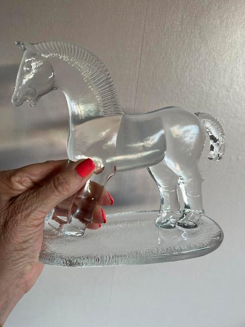 Vintage Kosta Boda Groot Glazen Paard Bertil Vallien 70’s, Antiek en Kunst, Kunst | Designobjecten, Ophalen of Verzenden