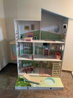 Houten poppenhuis, Kinderen en Baby's, Ophalen, Zo goed als nieuw, Poppenhuis