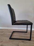 4 Eetkamerstoelen Industrieel, Huis en Inrichting, Stoelen, Ophalen, Gebruikt, Vier, Metaal