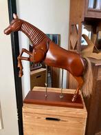 Ledenpaard donker gelakt 50x69x13cm, Ophalen, Zo goed als nieuw, Overige typen