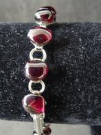 edelstenen armband vintage granaat stenen edelsteen, Sieraden, Tassen en Uiterlijk, Edelstenen, Ophalen of Verzenden, Zo goed als nieuw