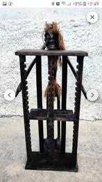 Afrikaans houten cd rek, Antiek en Kunst, Ophalen of Verzenden