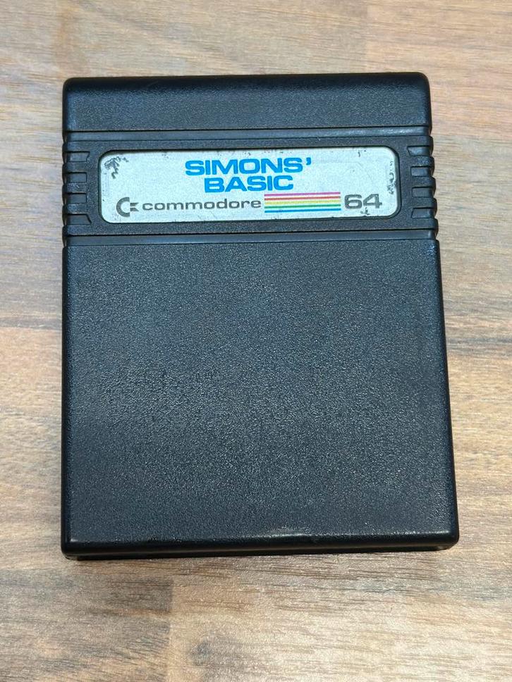 Commodore C64 Simons' Basic Cartridge, Computers en Software, Vintage Computers, Ophalen of Verzenden