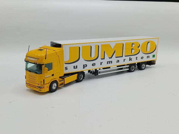 Tekno Scania 4 serie Topline Jumbo, Hobby en Vrije tijd, Modelauto's | 1:50, Zo goed als nieuw, Bus of Vrachtwagen, Tekno, Ophalen of Verzenden