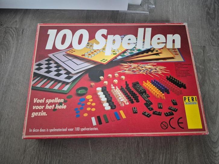 Bordspel 100 in 1, Hobby en Vrije tijd, Gezelschapsspellen | Bordspellen, Gebruikt, Ophalen of Verzenden