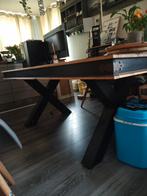 Super gave industriële tafel, Huis en Inrichting, Tafels | Eettafels, 50 tot 100 cm, 150 tot 200 cm, Rechthoekig, Ophalen of Verzenden