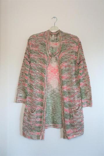 Vest Cardigan Pailletjes Miss Etam mt XL (3265) beschikbaar voor biedingen