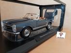 Mercedes Benz 230 SL (W113) 1963 blauw-metallic/Norev 1:18