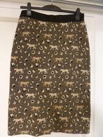 CAROLINE BISS ROK MAAT 42 STRETCH NIEUWSTAAT, Kleding | Dames, Rokken, Bruin, Maat 42/44 (L), Ophalen of Verzenden, Zo goed als nieuw