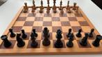 Houten schaak- en damspel van het merk Homas. Damspel, Hobby en Vrije tijd, Gezelschapsspellen | Bordspellen, Een of twee spelers