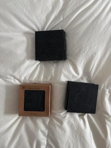 Leistenen Onderzetters - Set van 12 stuks- Nieuw beschikbaar voor biedingen