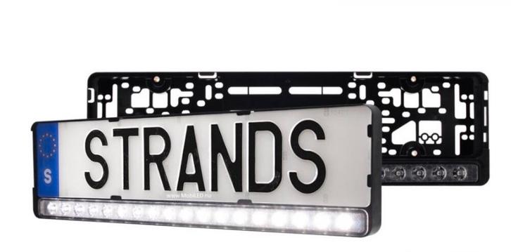 Strands Nuuk E-line LED-balk kentekenplaathouder, Auto diversen, Kentekenplaathouders, Nieuw, Verzenden